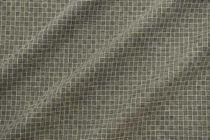 Gridlock slate black and white fabric styled detail