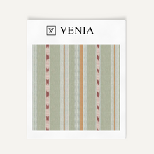 Heirloom Stripe Fabric - Mint Green