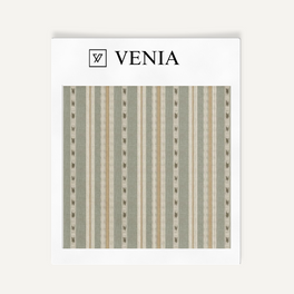 Heirloom Stripe Fabric - Sage Green