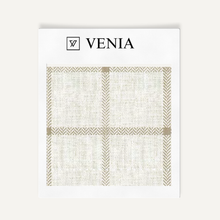 Heritage Check Fabric - Ivory with Beige detail