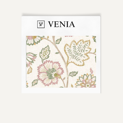Heritage vine fabric III upholstery swatch by Venia Home