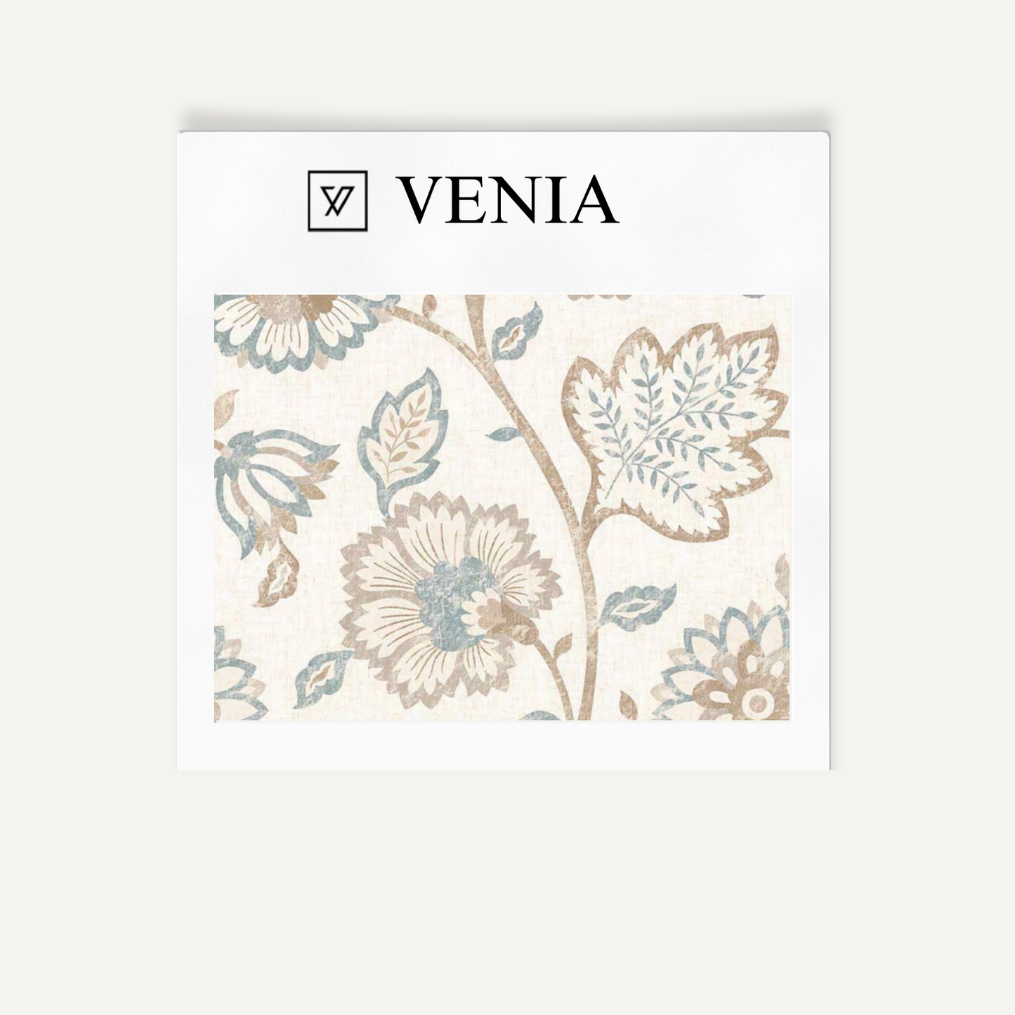 Heritage vine fabric IV upholstery swatch by Venia Home