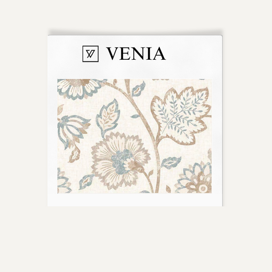 Heritage vine fabric IV upholstery swatch by Venia Home