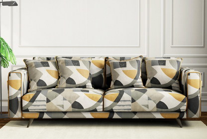 Abstract Arc Graphite – styled interior | Venia Home