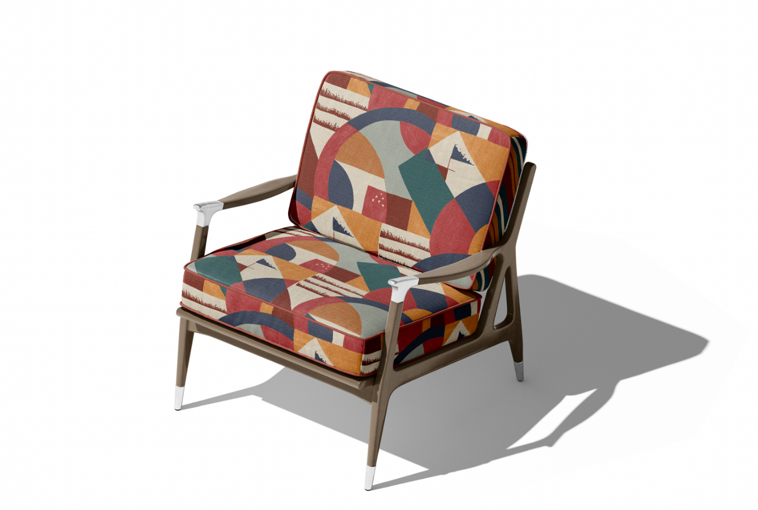 Abstract Arc Merlot – room setting | Venia Home