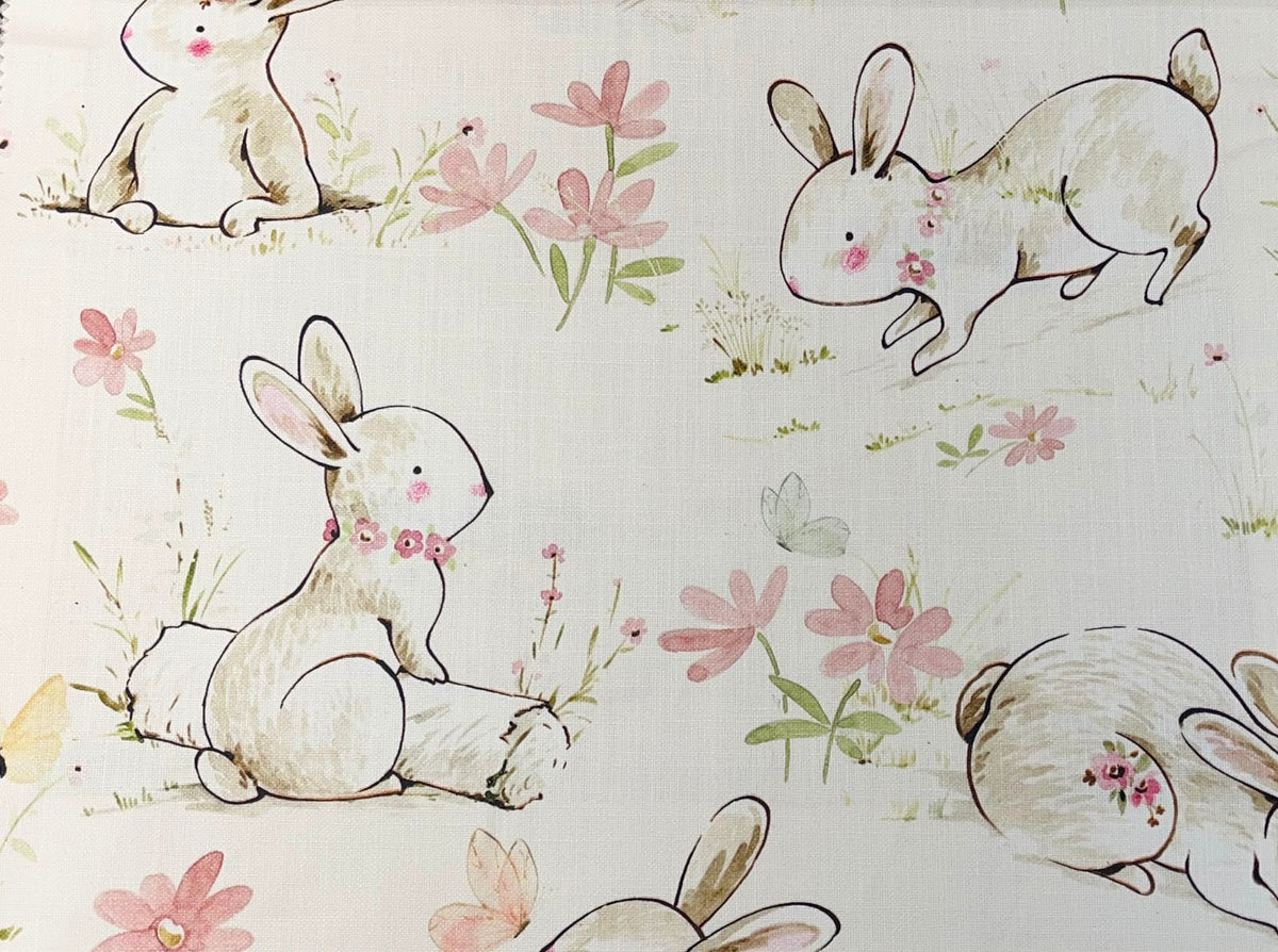 Bunny Meadow Fabric – room setting | Venia Home