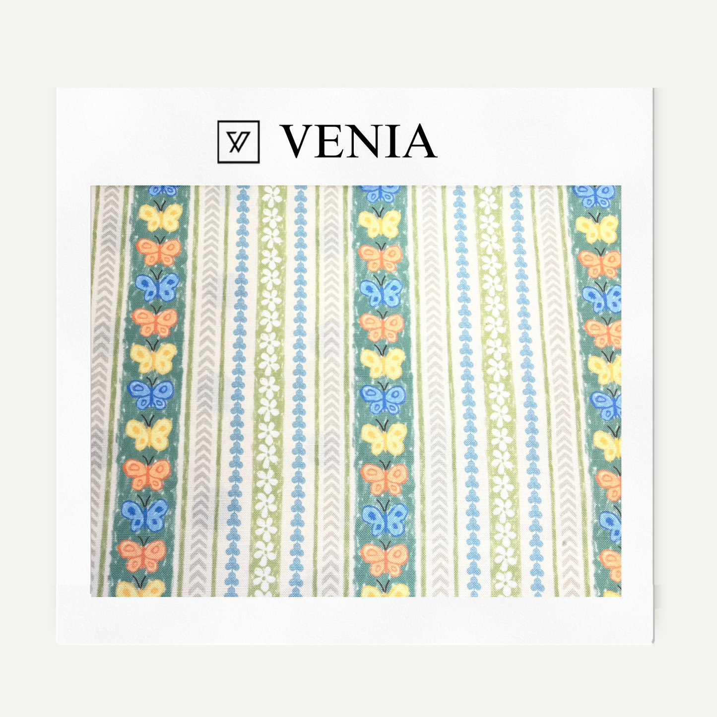 Butterflies Fabric – printed curtain and upholstery fabric | Venia Home