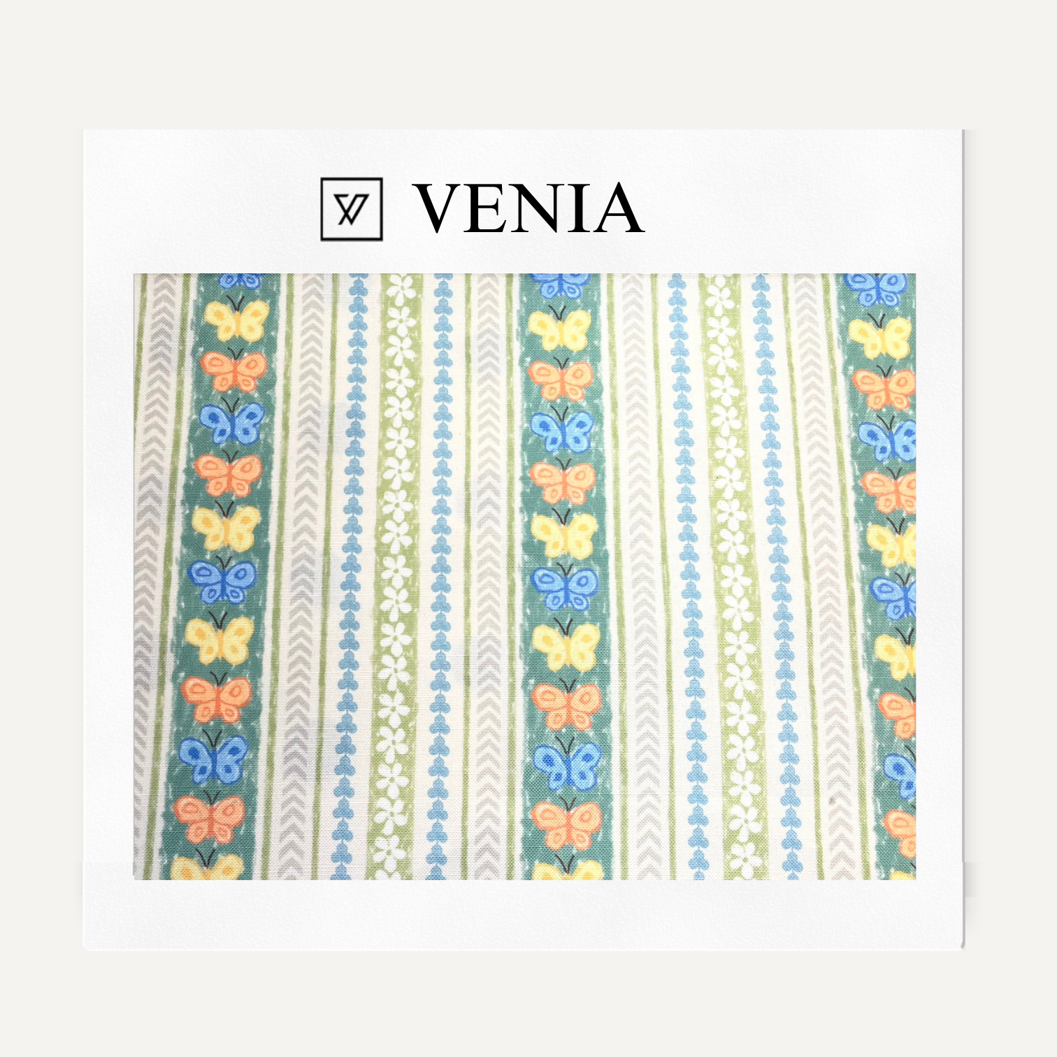 Butterflies Fabric – printed curtain and upholstery fabric | Venia Home