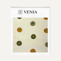 Buttons Fabric – playful printed curtain fabric for children's rooms | Venia Home
