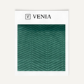 Chevron Quilted Velvet Emerald Green – premium quilted velvet upholstery fabric | Venia Home