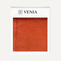 Chevron Quilted Velvet Rust – premium quilted velvet upholstery fabric | Venia Home