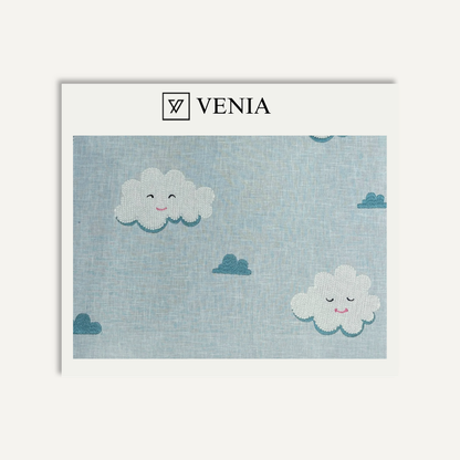 Cloudy Fabric – printed curtain fabric for children's rooms | Venia Home