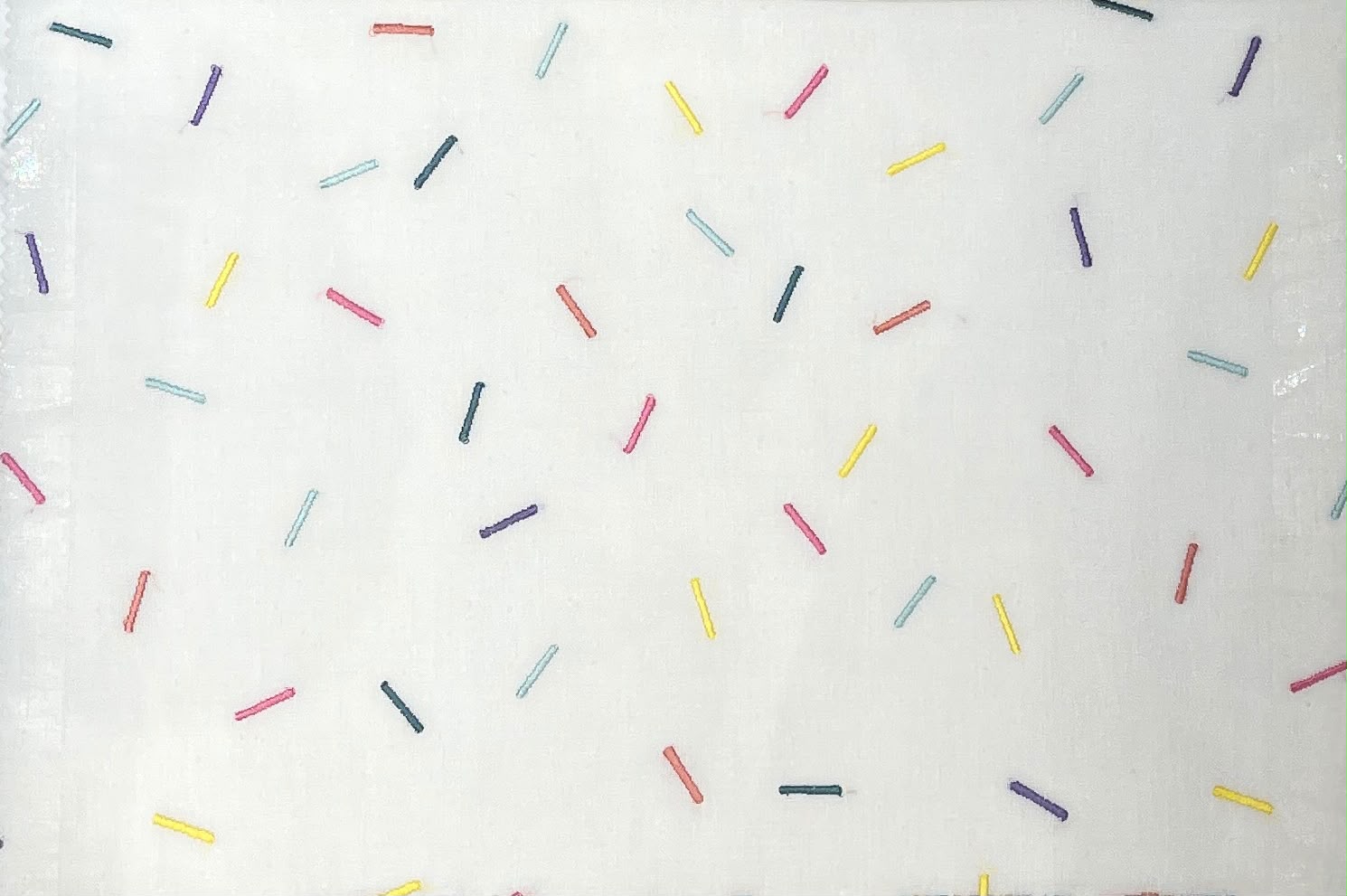 Confetti Dash Sheer Fabric Pop – room setting | Venia Home