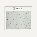 Confetti Dash Sheer Fabric Blues – printed sheer curtain fabric | Venia Home