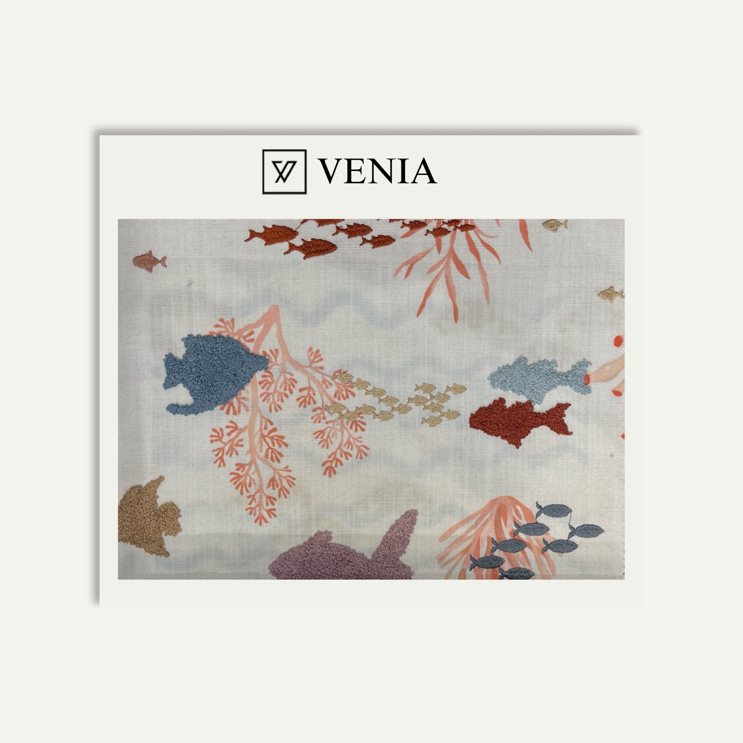 Coral Cove Fabric – printed curtain and upholstery fabric | Venia Home
