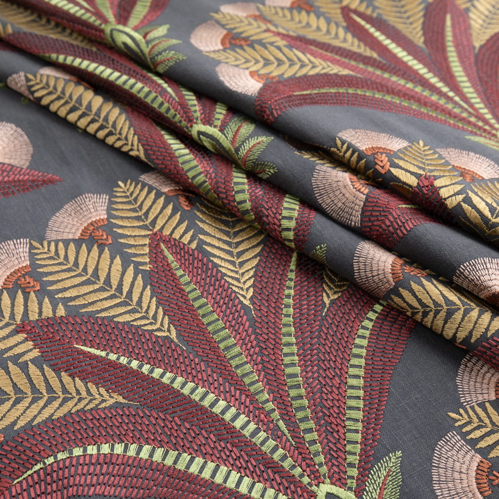 Deco Palm Fabric – lifestyle setting | Venia Home