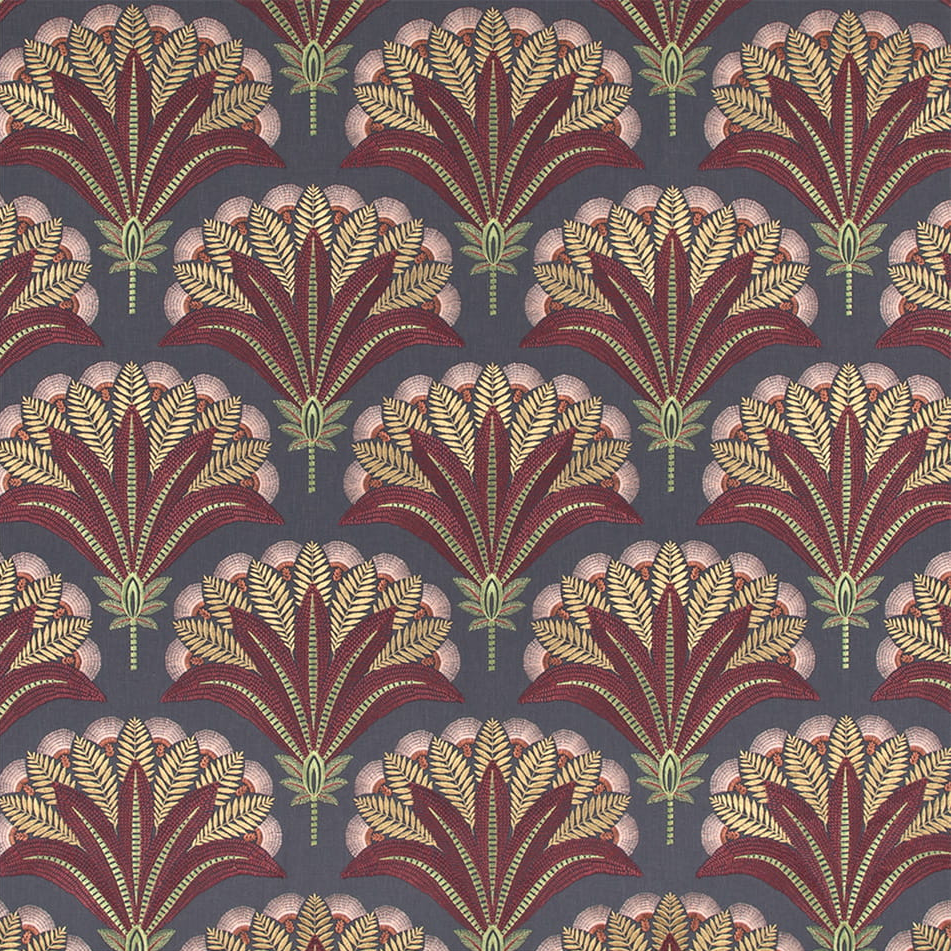 Deco Palm Fabric – styled interior | Venia Home