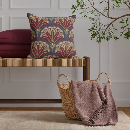 Deco Palm Fabric – curtain detail | Venia Home