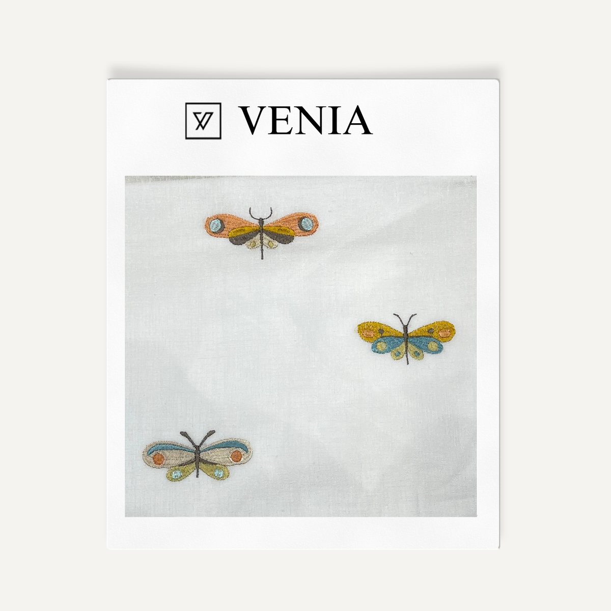 Dragonfly Garden Sheer Fabric Earth – embroidered sheer curtain fabric | Venia Home