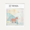 Dream Unicorn Fabric – whimsical printed curtain fabric for children's rooms | Venia Home