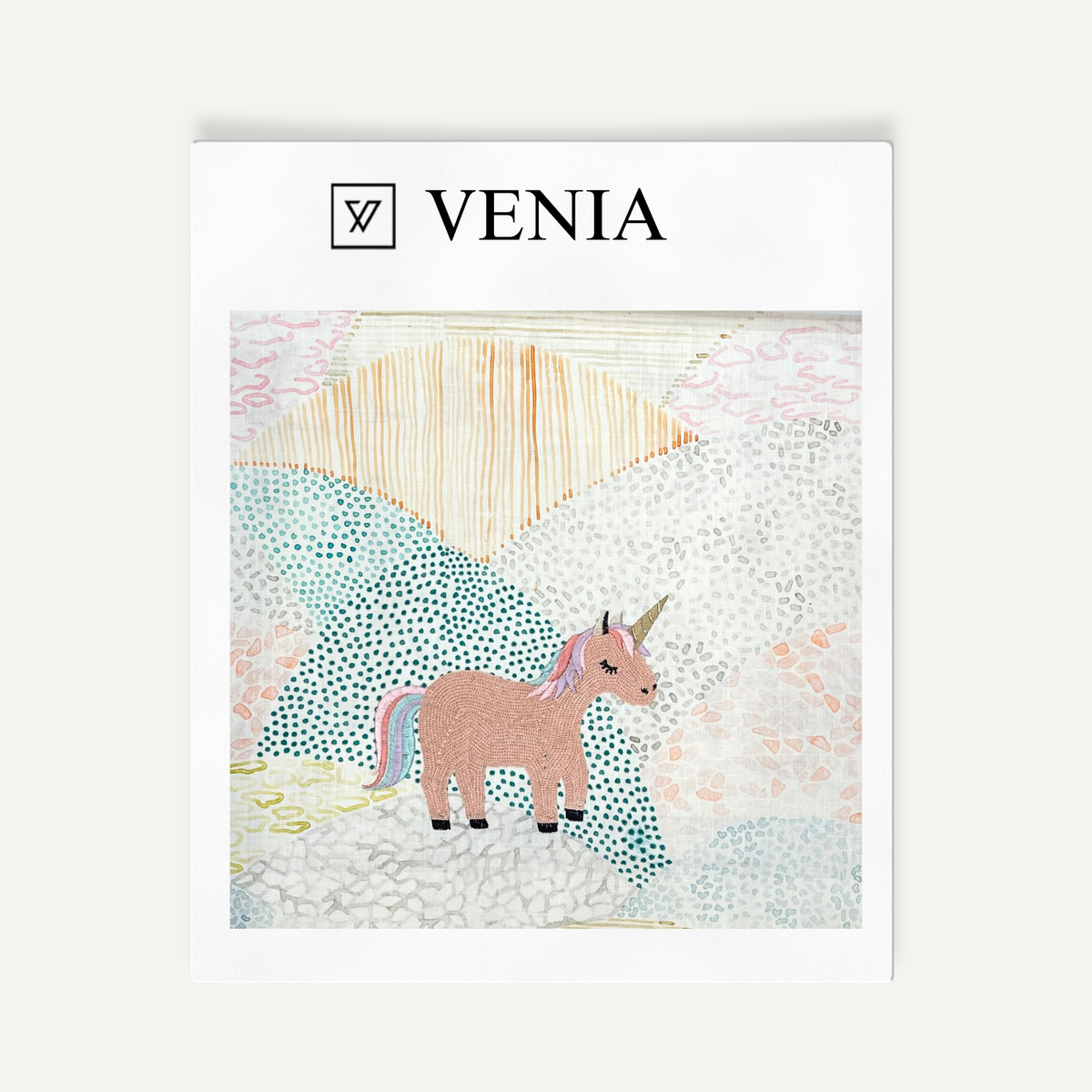 Dream Unicorn Fabric – whimsical printed curtain fabric for children's rooms | Venia Home