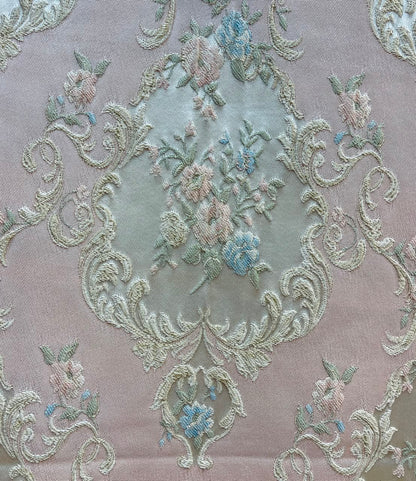 Elise Fabric Blush – draped detail | Venia Home