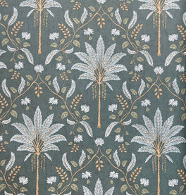 Gilded Palm Wallpaper – Teal