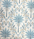 Gilded Palm Wallpaper – Sky Blue