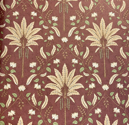 Gilded Palm Wallpaper – Rust