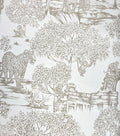 Garden Toile Wallpaper - Taupe
