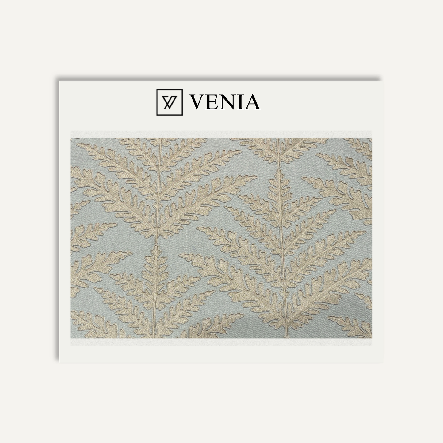 Fern Walk Fabric – botanical fern print curtain and upholstery fabric | Venia Home
