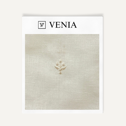 Fleur Sheer Curtain – floral embroidered sheer curtain fabric | Venia Home