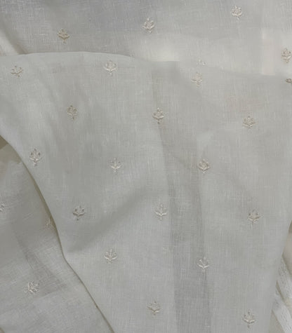 Fleur Sheer Curtain – draped detail | Venia Home