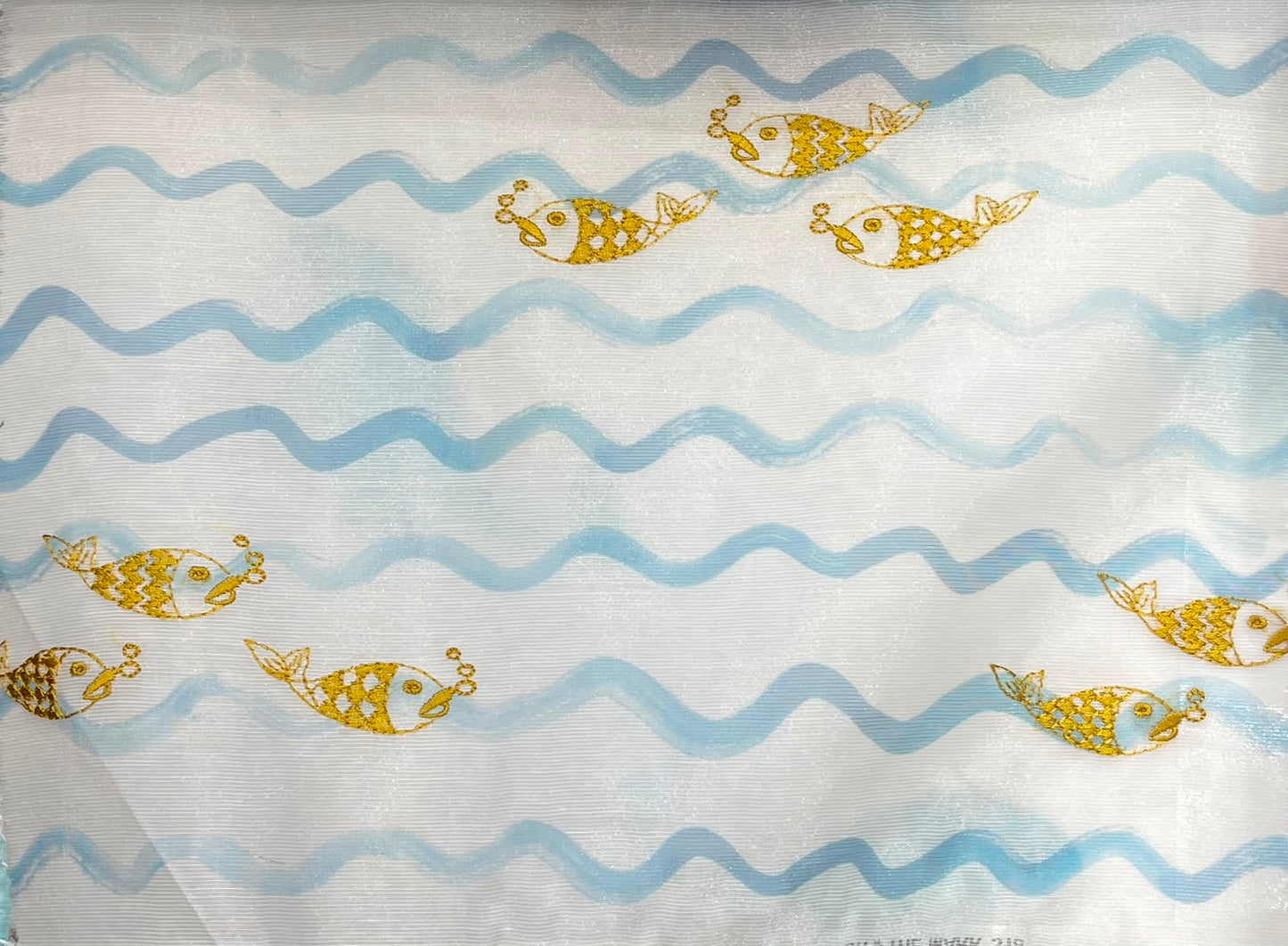Golden Shoal Sheer Fabric – room setting | Venia Home