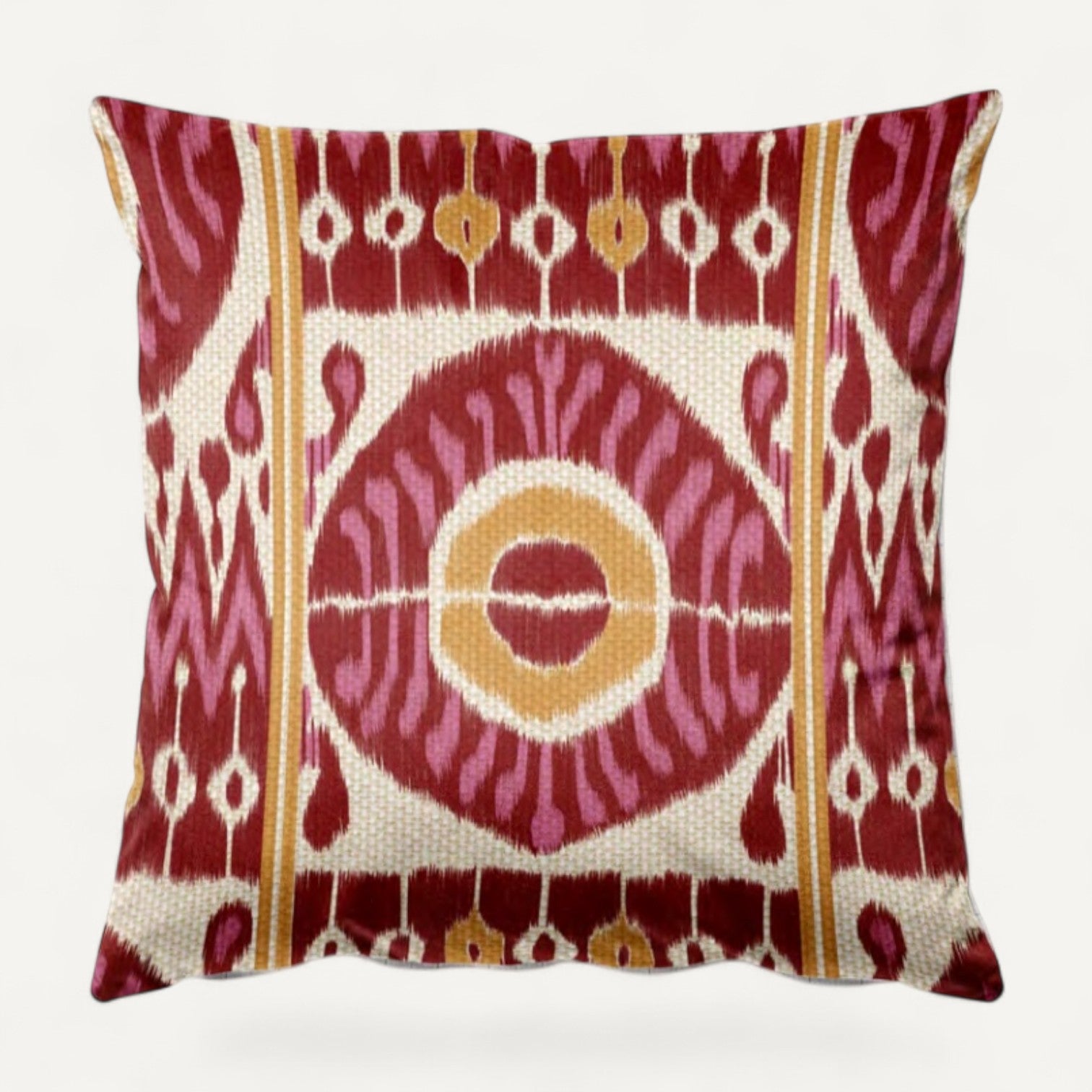 Grand Medallion Pink cushion – styled setting | Venia Home