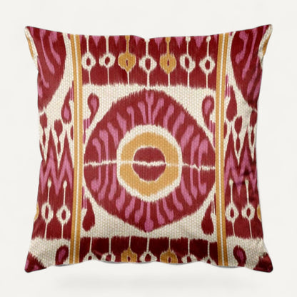 Grand Medallion Pink cushion – styled setting | Venia Home