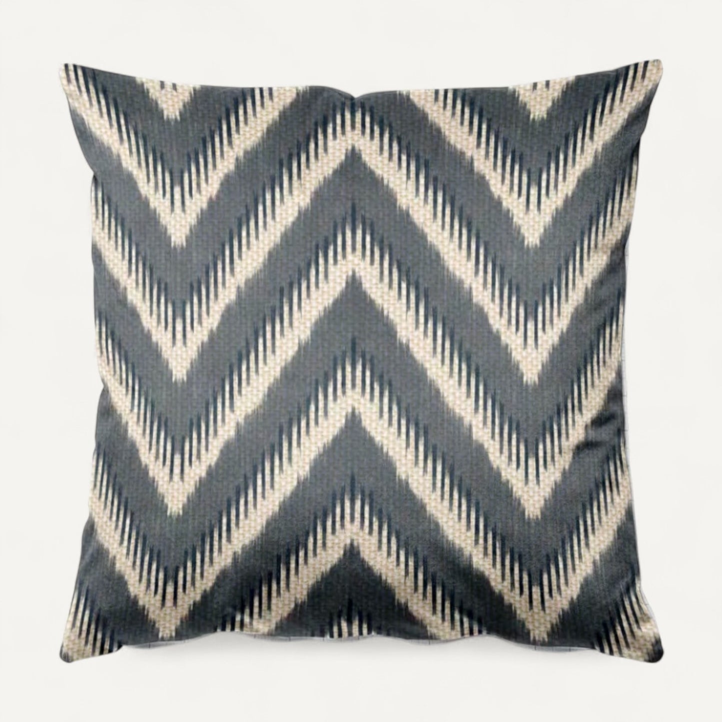 Heritage Chevron cushion – styled setting | Venia Home