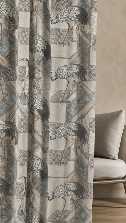Heron Grove Fabric – room setting | Venia Home