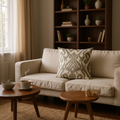 Ikat Diamond Grey decorative cushion cover | Venia Home