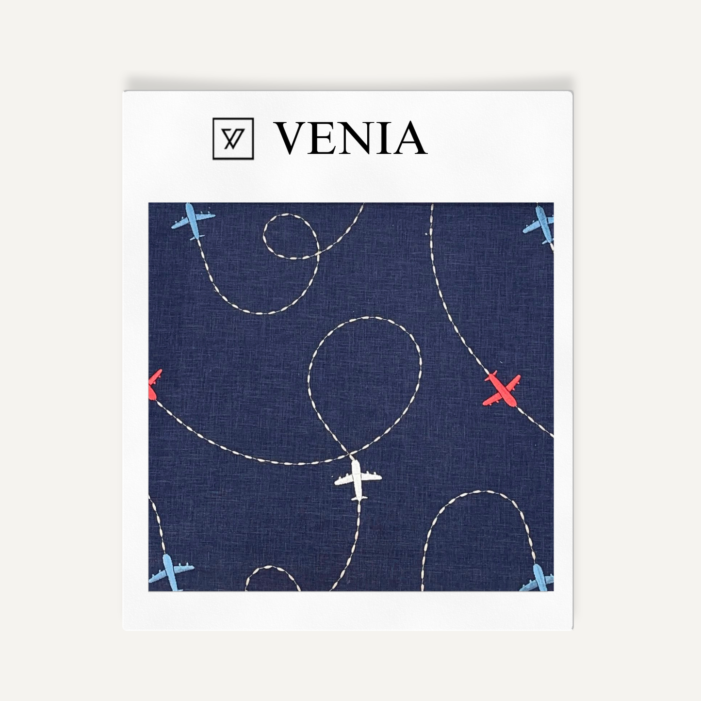 Jet Trails Fabric – printed curtain fabric for children's rooms | Venia Home