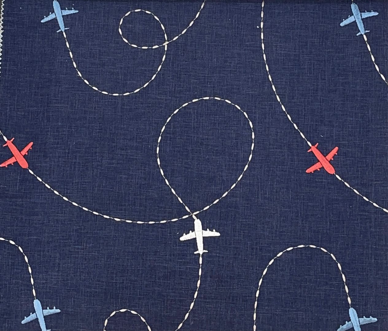 Jet Trails Fabric – room setting | Venia Home