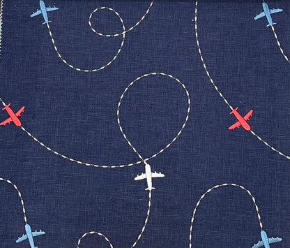 Jet Trails Fabric – room setting | Venia Home