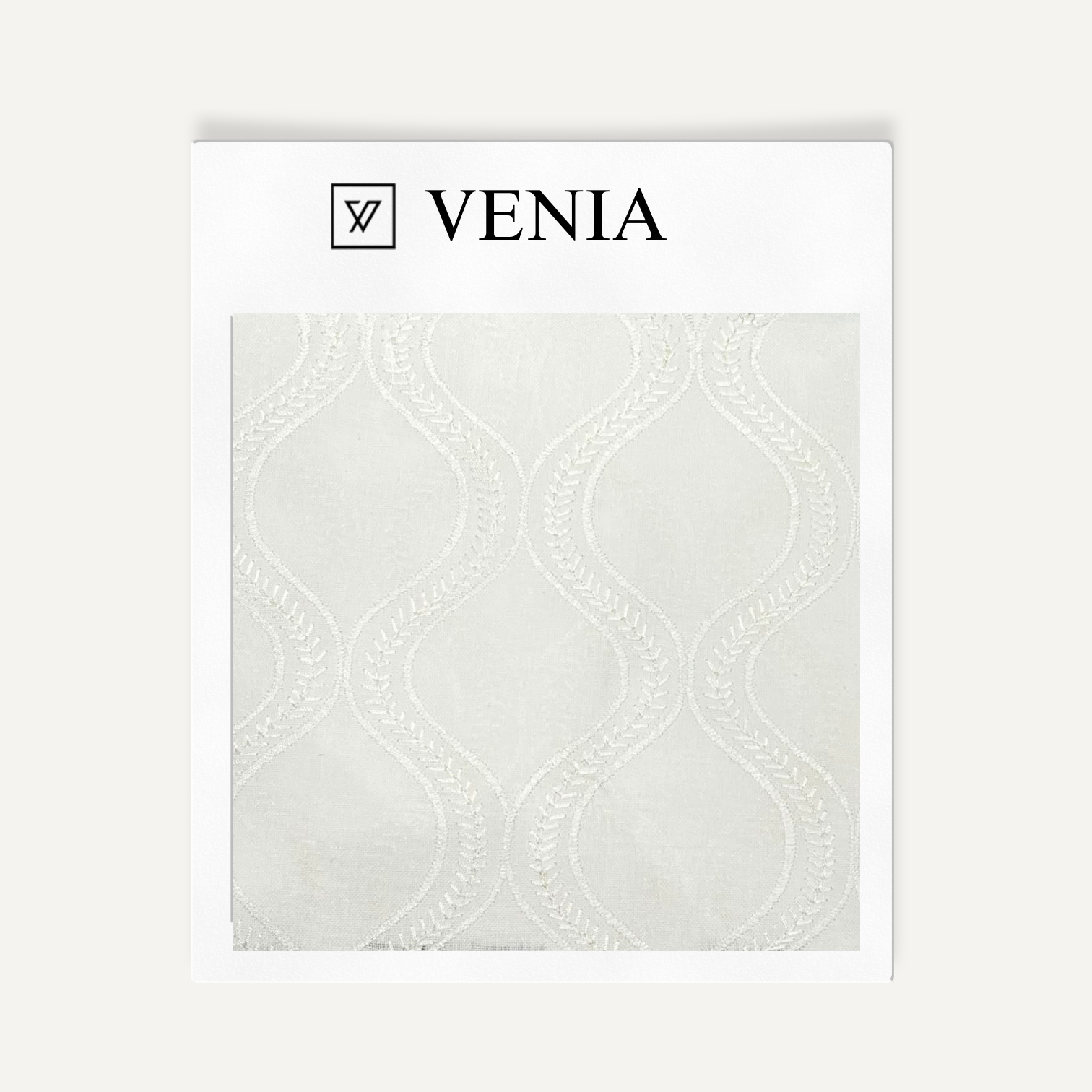 Lattice Sheer Curtain – geometric embroidered sheer curtain fabric | Venia Home