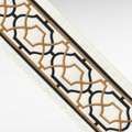 Designer border for a curtain