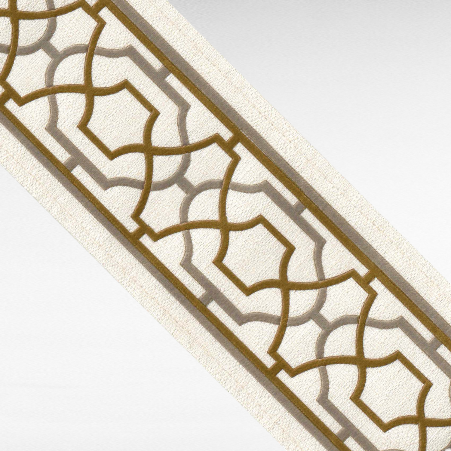 Designer border for a curtain