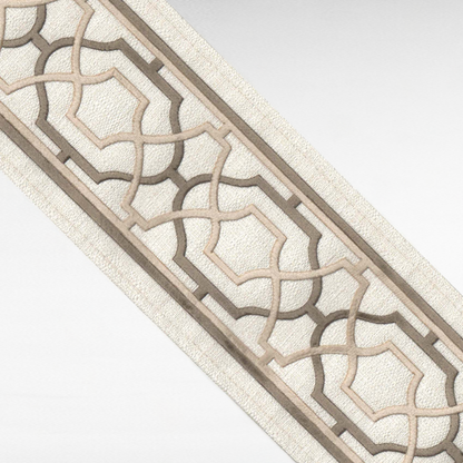 Designer border for a curtain