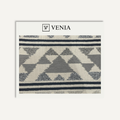 Nomad Kilim Fabric Tonal Grey – kilim print curtain and upholstery fabric | Venia Home