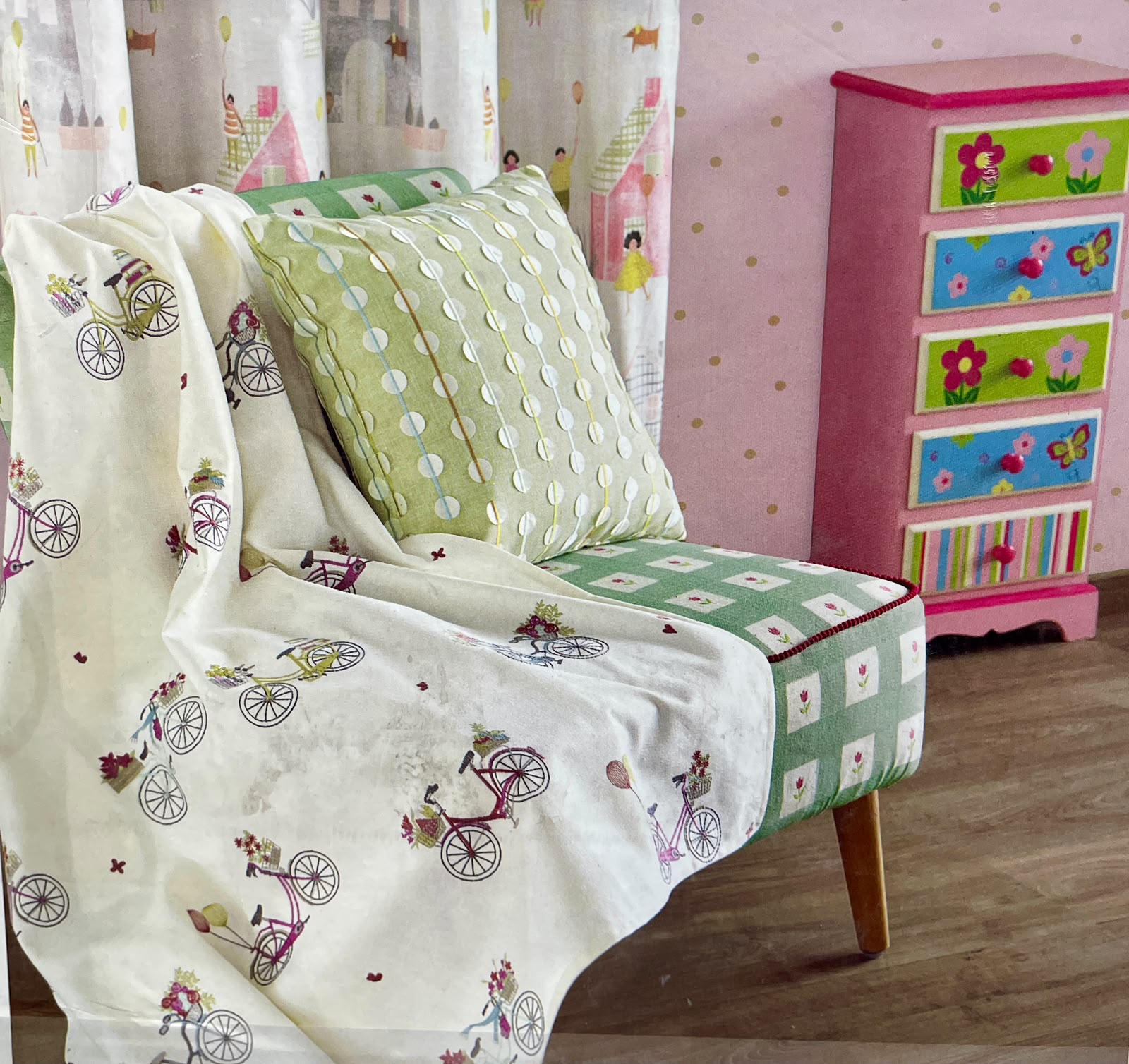 Novelty fabric – styled room detail | Venia Home