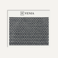Pebble Grid Fabric Onyx – geometric print curtain and upholstery fabric | Venia Home