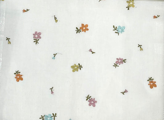 Petal Drift Sheer Fabric – room setting | Venia Home